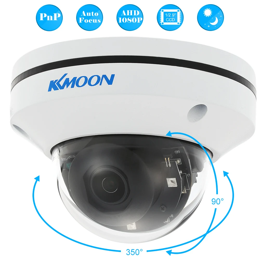 KKmoon 1080P Doom AHD PTZ Camera 2.1MP Waterproof Mini AHD CCTV Camera  2.8~8mm Auto-focus ONVIF Home Security Surveillance Cam
