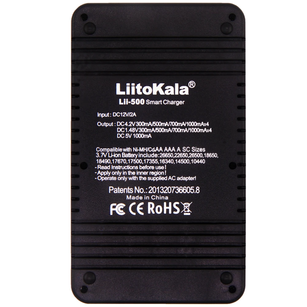 Зарядное устройство Liitokala с ЖК дисплеем 3 7 В/1 2 В AA/AAA/ 18650/26650/16340/14500/10440/18500 экраном +