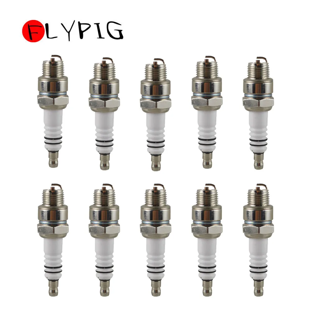 

10PCS Spark Plug for 49cc-80cc 2 Stroke Engine Motorized Bicycle Bike Z4C