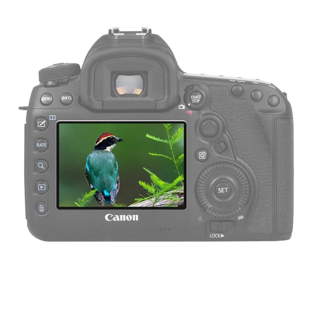 Tempered Glass 9H LCD Screen Protector for Canon EOS 1200D 1300D Rebel T5 T6 Kiss X70