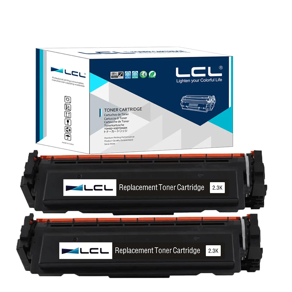 

LCL 410A CF410A 410 CF410 410A (2-Pack) Black Toner Cartridge Compatible for HP Color LaserJet Pro M452dn/M477fdw/M477fnw