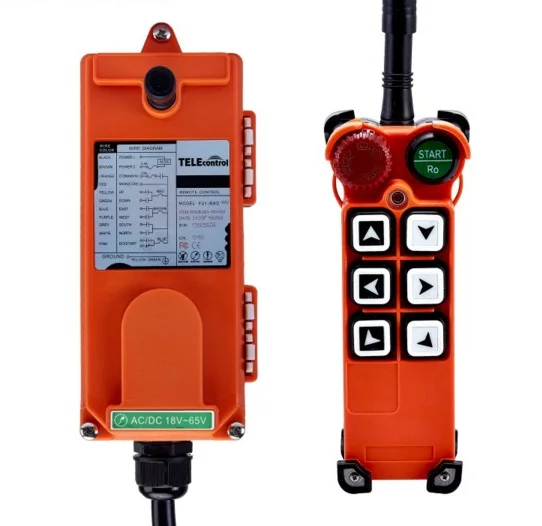 

F21-E1 Industrial Remote Control AC/DC Universal Wireless control for Hoist Crane 1transmitter and 1receiver