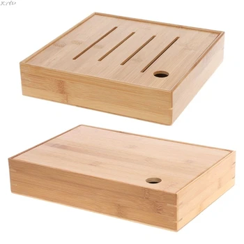 

Japanese Bamboo Wooden 4/6 Grid Candy Dried Fruit Tray Sealed Nuts Plate Melon Snacks Dish Storage Box For Wedding Party