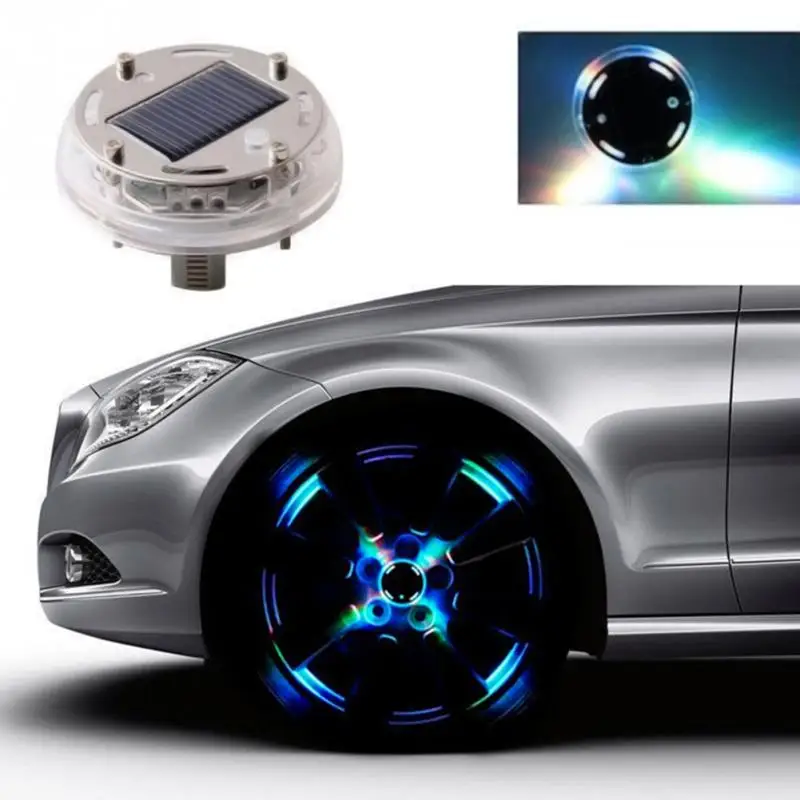 

4 Modes 12 LED Waterproof Solar Led Flash Lamp Tyre Light Car Refitting accessories for Chrysler 300c 300 sebring pt cruiser