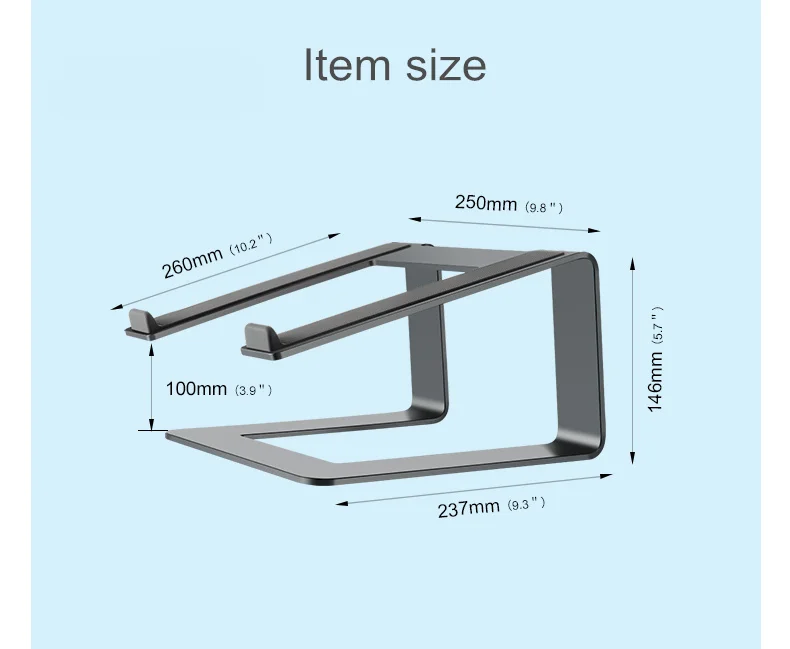 Универсальная подставка для ноутбука настольная подставка для ноутбука с лифтом алюминиевая охлаждающая подставка для ноутбука MacBook Pro Air 11-17 дюймов
