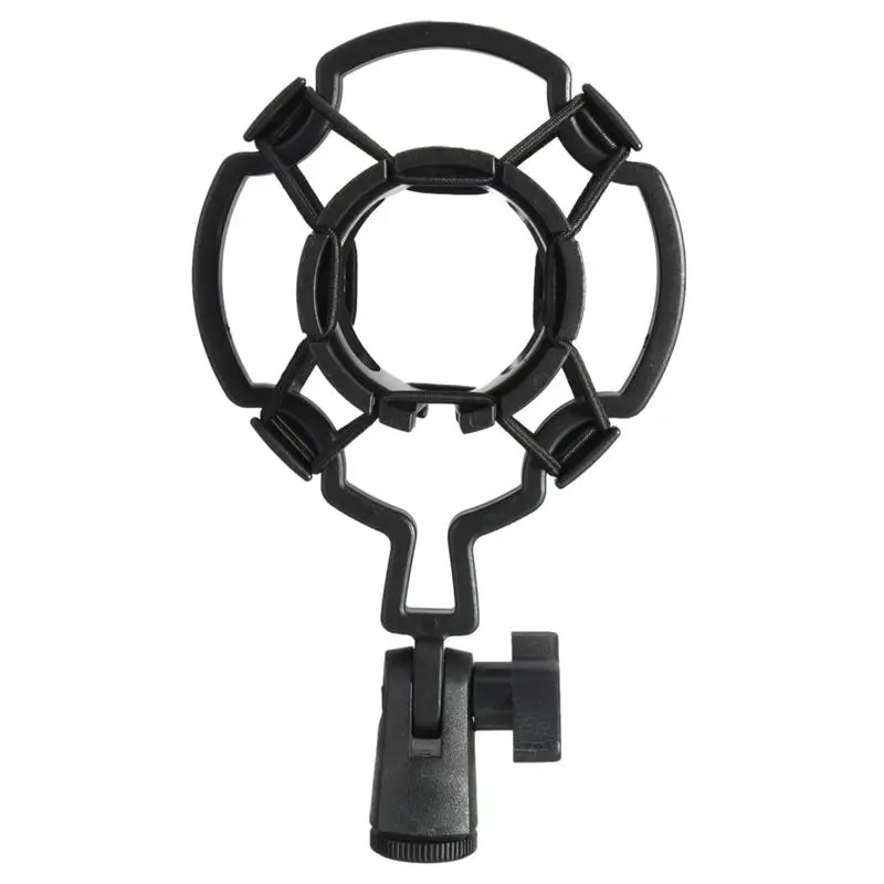

Professional Universal 3KG Bearable Load Mic Microphone Shock Mount Clip Holder Stand Radio Studio Sound Recording Bracket Black