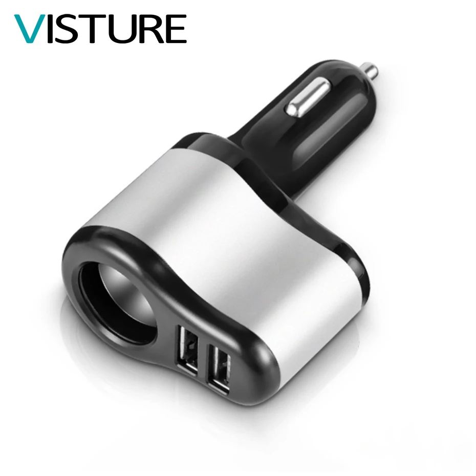 Автомобильный 12 V 24 3.1A Адаптер зарядного устройства с двойным USB универсальным