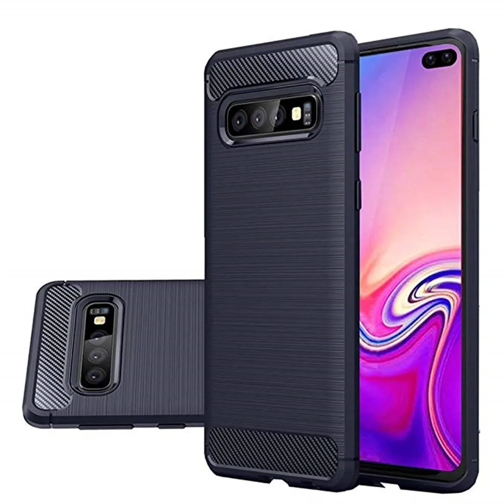 Чехол для телефона Samsung Galaxy S10 Plus 6 4 дюйма силиконовый гибридный чехол мягкий TPU #