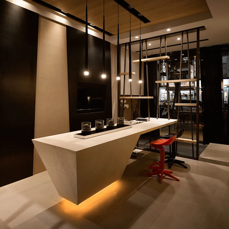  Nordic led chandelier long downlight Kitchen Restaurant Bar cone chandelier decorative chandelier b - 33026338454
