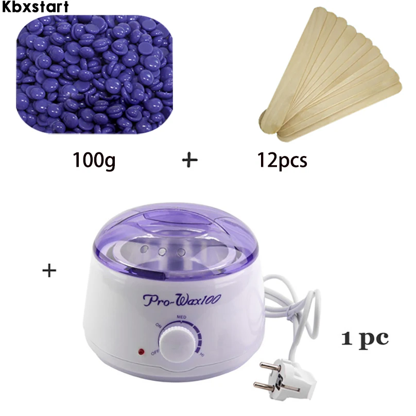 

Kbxstart Hair Removal Tool Professional Warmer Wax Heater Mini SPA Hand Epilator Paraffin Wax Machine For Body Bikini Face Feet