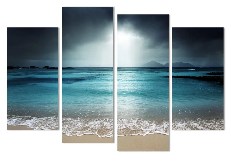 4 Panel Modern Decorative Picture Wall Pictures For living room Painting on the wall Cuadros Decoracion | Дом и сад