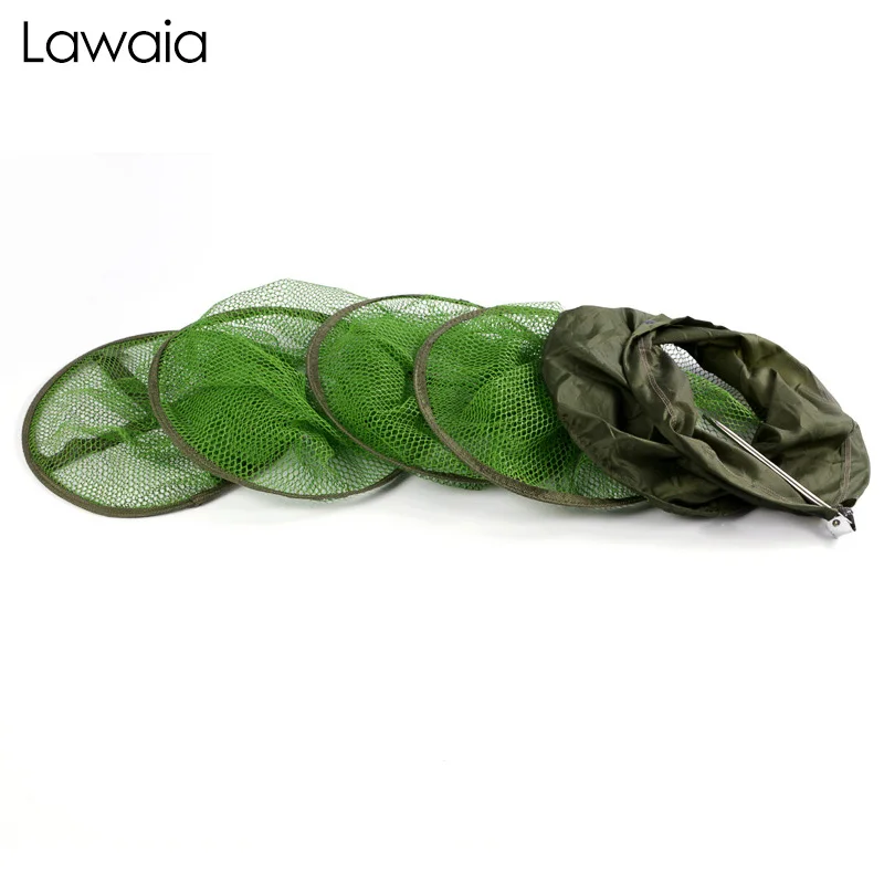 

Lawaia Fishing Protection Glued Aluminum Alloy Net Pocket Stainless Steel Universal Positioning Fish Protection Aluminum Fishing