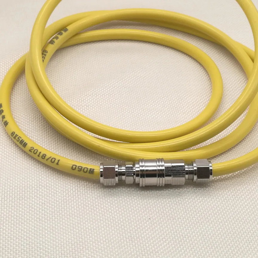 5 10 15 20Meters PU 8x5 MM Polyurethane Air Compressor Hose Tube Pneumatic Tool Trachea 8*5MM with MINI European Style Connector air compressor hose