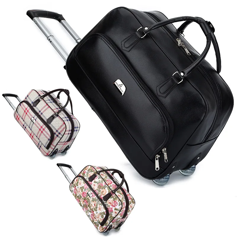 

Portable trolley bag,19-inch suitcase,Folding travel pack,Large-capacity luggage case,Waterproof and wear-resistant luggage bale
