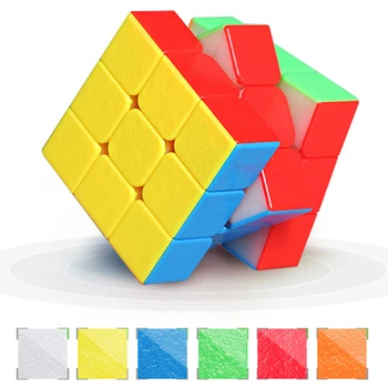Shengshou 3x3x3 Mr.M Magnetic Cube Twisty Puzzle Toy Colorful Stickerless Puzzles For Children Toys 1