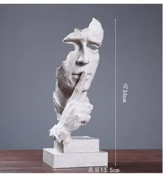 

Nordic Home Furnishing living room TV cabinet cabinet entrance ceramics decoration Abstract model Resin Abstract ornaments gift