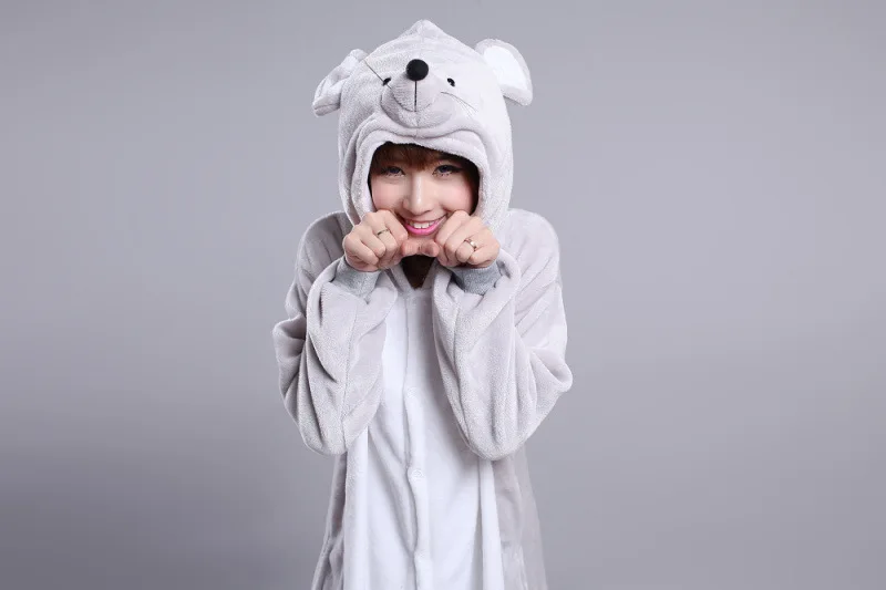 Adults Flannel Kigurumi Animal Costume Womens or Men's Onesies Pajama for Halloween Carnival Party cosplay costumes kigurumi pajamas