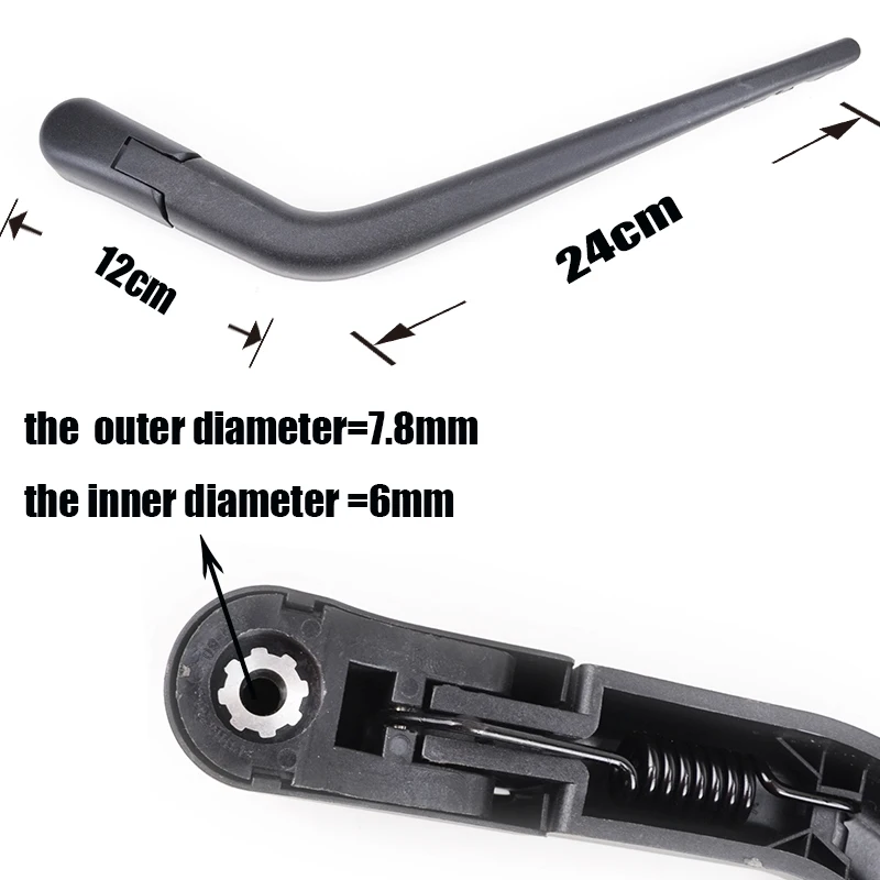 Xukey 1" Задняя щетка стеклоочистителя для Nissan Note Tone 2004 2005 2006 2007 2008 2009 2010 2011 2012 2013