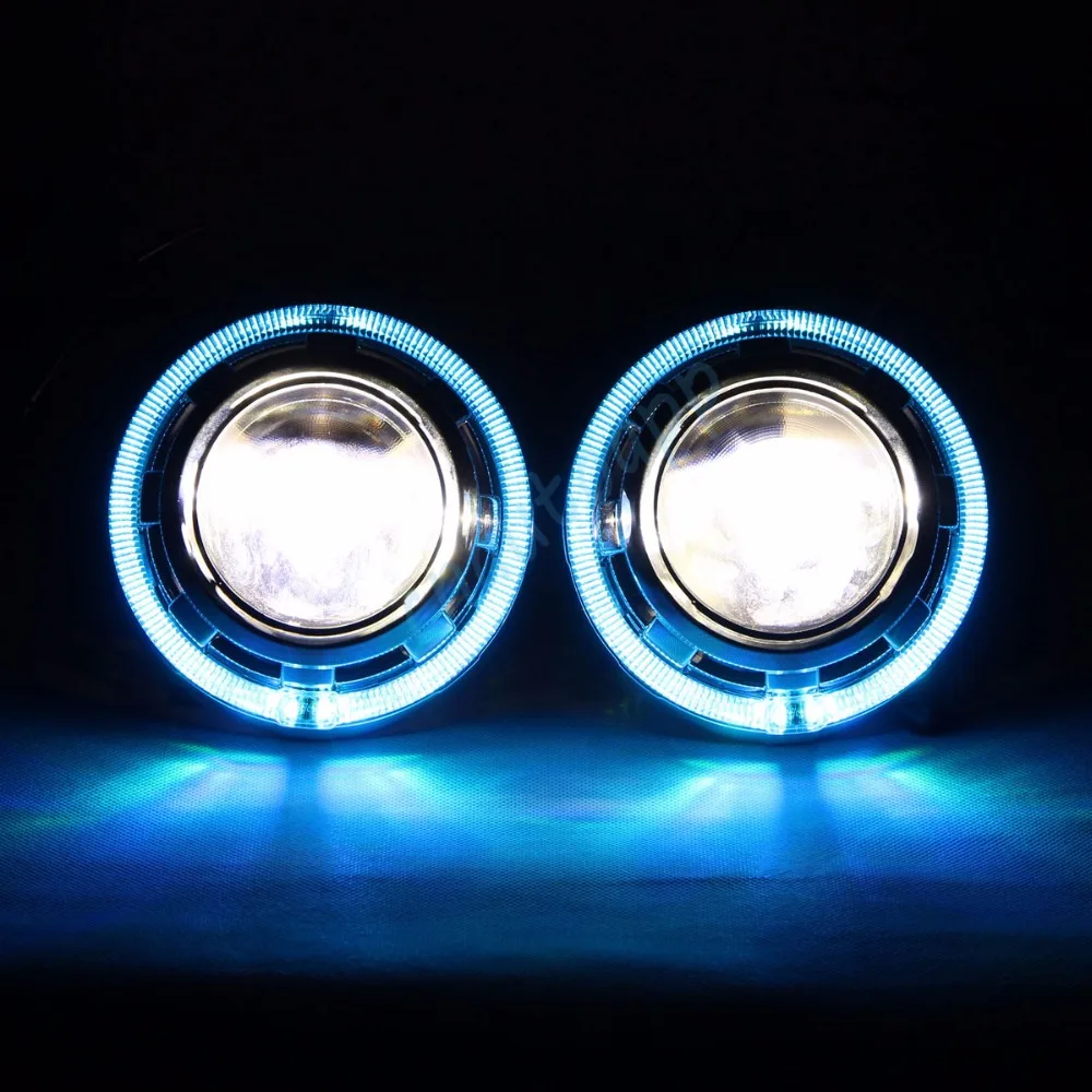 Bluetooth Wirless RGB ангельские глазки Автомобильные светодиодные фары автомобильные