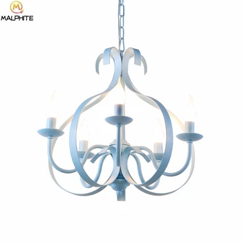 

modern lustre chandelier lighting fashion Loft menorah Chandelier pink iron luminaire Bedroom Home decor cafe lighting LED lamp