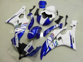 

New ABS plastic fairings set Fit for Yamaha Fairings YZFR6 2006 2007 bodywork fairing kit YZF R6 06 07 set custom blue white