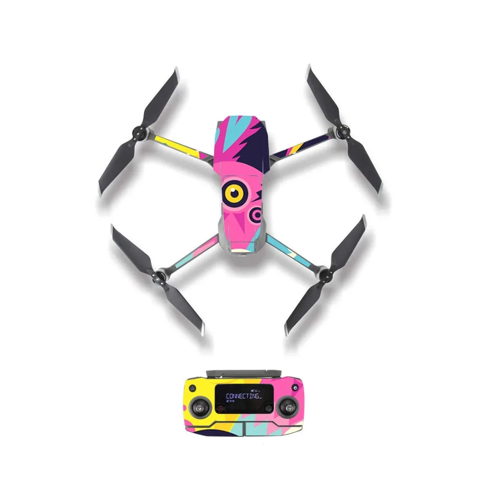 Камуфляж ПВХ Наклейка кожи Стикеры для DJI Mavic 2 Pro и зум Drone средства ухода за кожей+ Пульты ДУ игровых приставок Аккумулятор для беспилотника