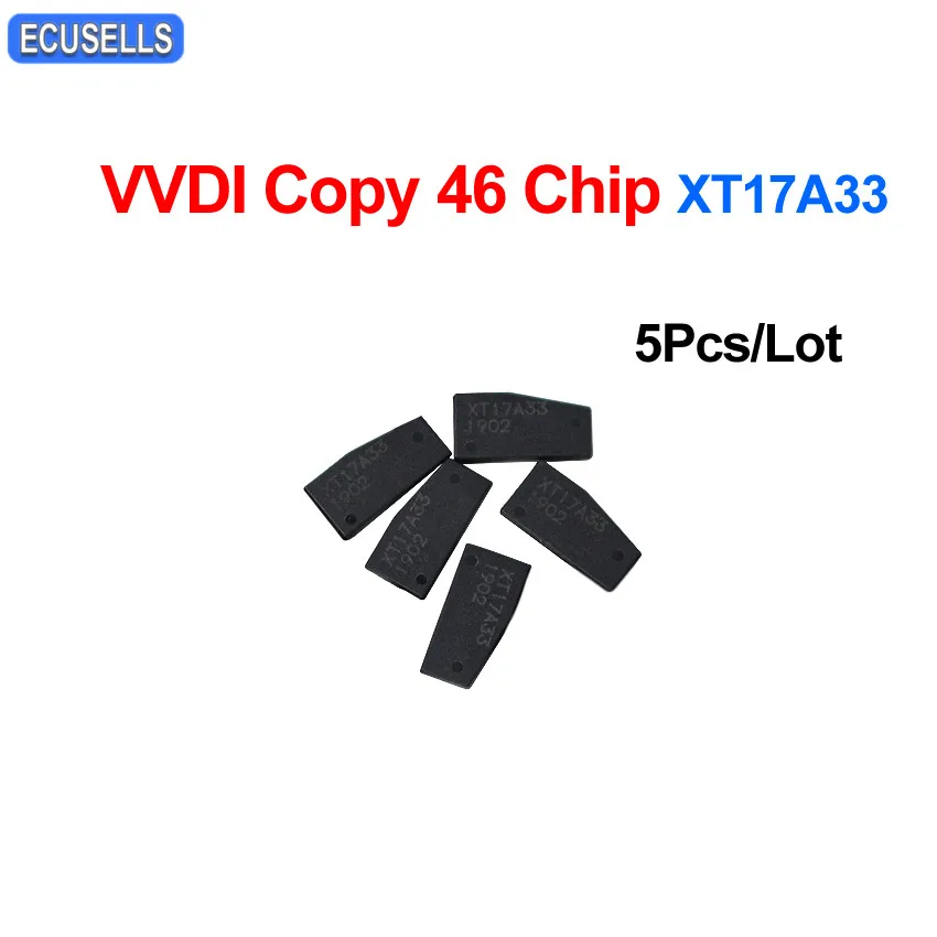 

5 Pcs/Lot Car Key Chip Original VVDI Key Tool Special Copy 46 Chip Transponder Chip XT17A33 ( Replicable, Non-generatable )