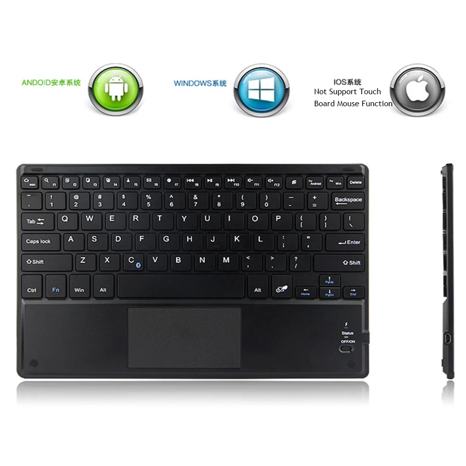  For Huawei MediaPad T5 10 AGS2-W09/L09/W19/L03 10.1'' Wireless Bluetooth Keyboard Tablet Case Stand