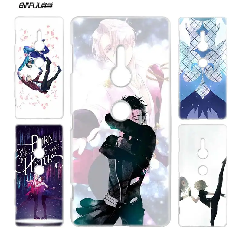 

BiNFUL Yuri On Ice for Sony Xperia XA1 Plus XA2 XZ2 COMPACT XZ1 M4 Aqua XA XA1 XZ E5 Z1 Z2 Hard Clear Case Cover