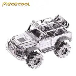 Piececool 3D металлические головоломки из внедорожник Внедорожник 3D лазерная резка модель 3D Лобзики от 3d лазерная резка из Металла Простыни