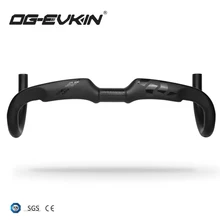 OG-EVKIN full carbon handlebar carbon bike road handlebars bent bar 3k gloss/matte finish 40/42/44cm inner cable routing цена OG-EVKIN full carbon handlebar carbon bike road handlebars bent bar 3k gloss/matte finish 40/42/44cm inner cable routing цены онлайн