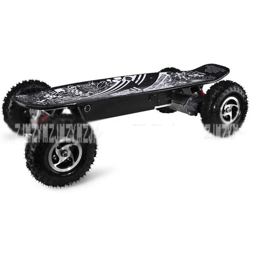  10 inch Four Wheels Electric Scooter 800W Remote Control Electric Skateboard Street Board Max 35km/