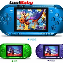 CoolBaby RS-15 портативная игровая консоль дюймов 3,2 дюймов детская игровая машина Встроенный 318 игры Классическая игра psp Поддержка AV двойной плеер