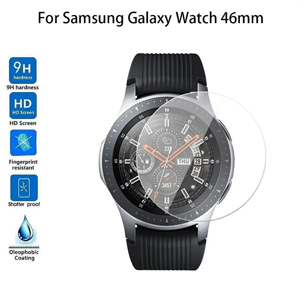 2 шт./лот закаленное стекло для samsung gear S3 Frontier Classic Galaxy watch 46 мм 42 мм S2 gear Sport защитная пленка 9H 2.5D