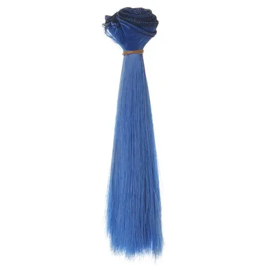 1 шт. 15 см* 100 см естественные прямые волосы для куклы BJD/SD куклы DIY высокотемпературные кукольные парики