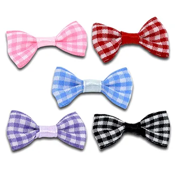 

50Pcs/lot Retail Ribbon Dot Bowknot Bows Wedding Decorative DIY Scrapbook Crafts Findings 30x15mm