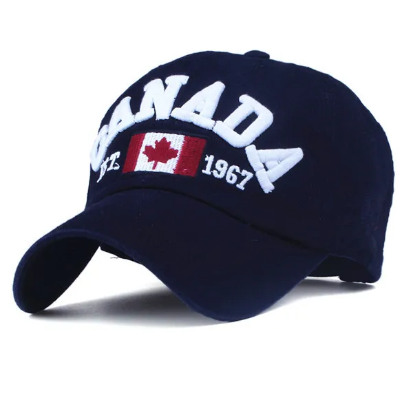 XTHREE бренд Канада письмо вышивка бейсболка s Snapback шляпа для мужчин wo мужская шляпа для отдыха кепки оптом - Цвет: Синий