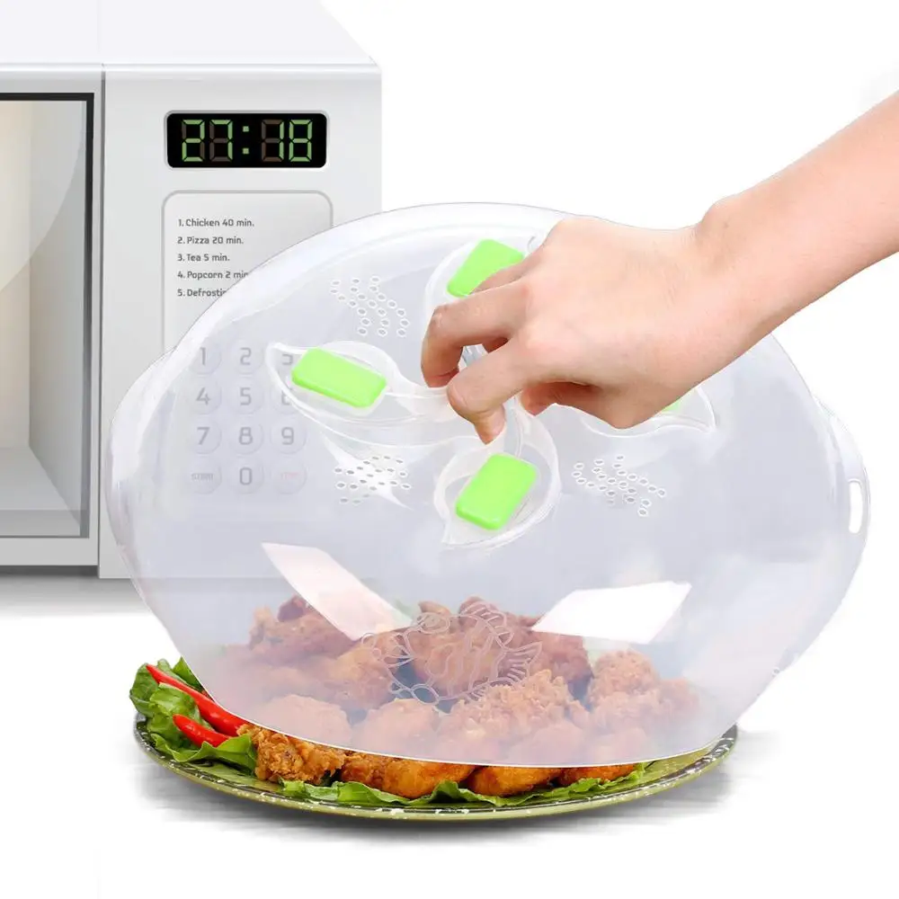 Магнитная пищевая разбрызгиватель для микроволновой печи Hover противораспыляющая Крышка для духовки масляная Крышка для посуды Крышка для еды кухонное приспособление для кухни - Цвет: Transparent