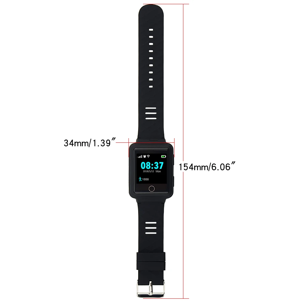 Персональные Смарт-часы, gps-трекер, RF-V38, водонепроницаемый, гео-забор, SOS, сигнализация, Двусторонняя аудио связь, воспроизведение истории