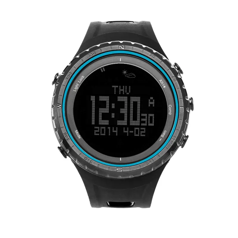 running watch with barometric altimeter