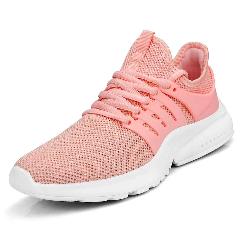 LEMAI мужские кроссовки унисекс для женщин, спортивные кроссовки для бега, спортивные кроссовки, уличная дышащая обувь для бега - Цвет: Women pink