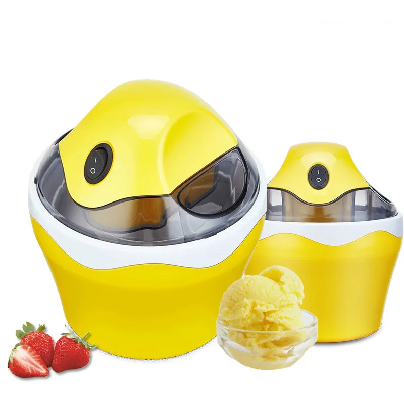 

MINI DIY Electric Automatic Soft Ice Cream Machine Cool Icecream Maker Frozen Fruit Dessert Freezer Milkshake Blender 0.5L