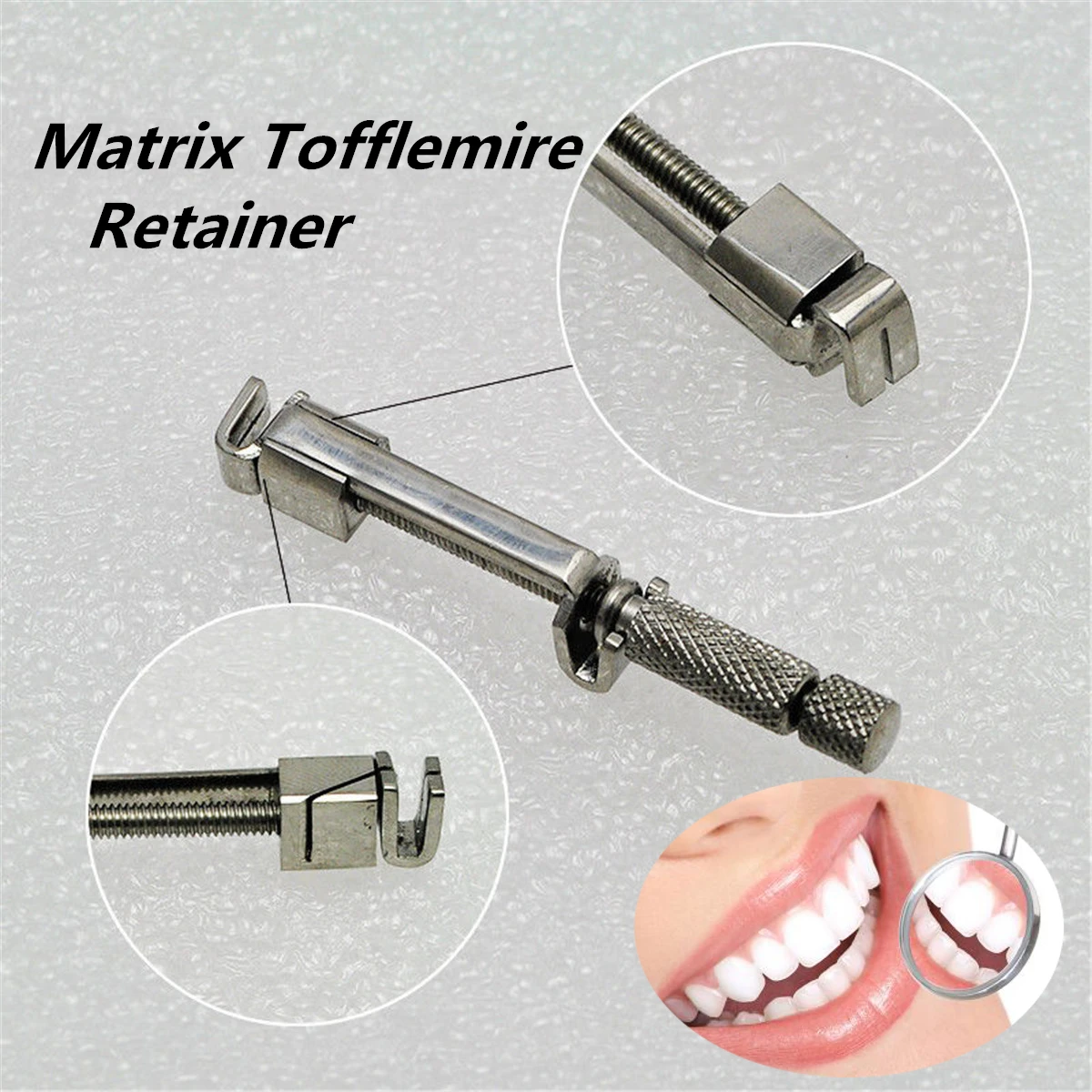 

1PCS Matrix Tofflemire Restorative Tool Universal Matrix Bands Retainer Dental Posterior Orthodontic Material Dentist Instrument