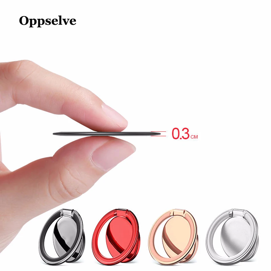 Oppselve, 360 градусов, металлическое кольцо на палец, держатель для мобильного телефона, кольцо, подставка, держатель для iPhone 11 Pro Xs Xr X 8 7 samsung S10 9 8