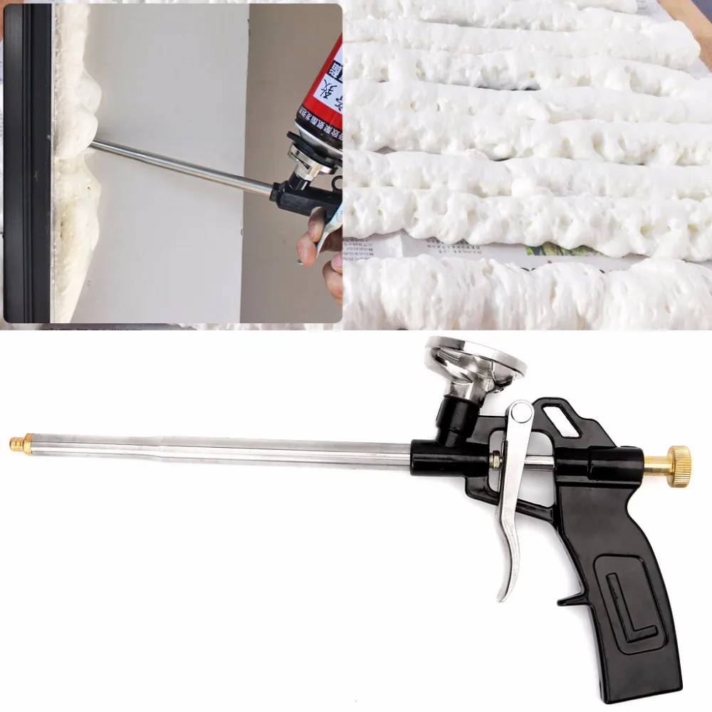 

Manual PU Spray Foam Gun Heavy Duty Good Insulation DIY Professional Applicator 312x140mm 5AC800434
