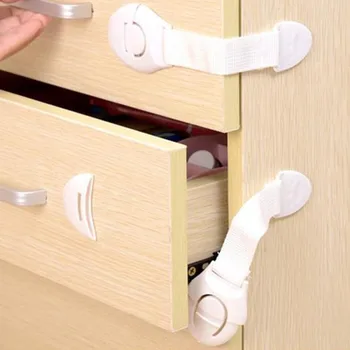 

Child Lock Protection Locking Doors Children's Safety Kids Drawers Refrigerator Toilet Plastic Table-corner Protective