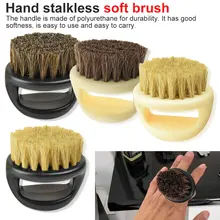 Парикмахерская щетка для стрижки волос бритвенная щетка для усов 1 шт. Парикмахерская щетка для пыли антистатическая зубчатая щетина кольцо гребень для бороды