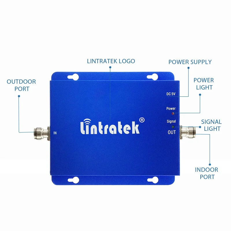 Lintratek усилитель сигнала 2G 4G 900 1800 повторитель GSM LTE МГц двухдиапазонный #