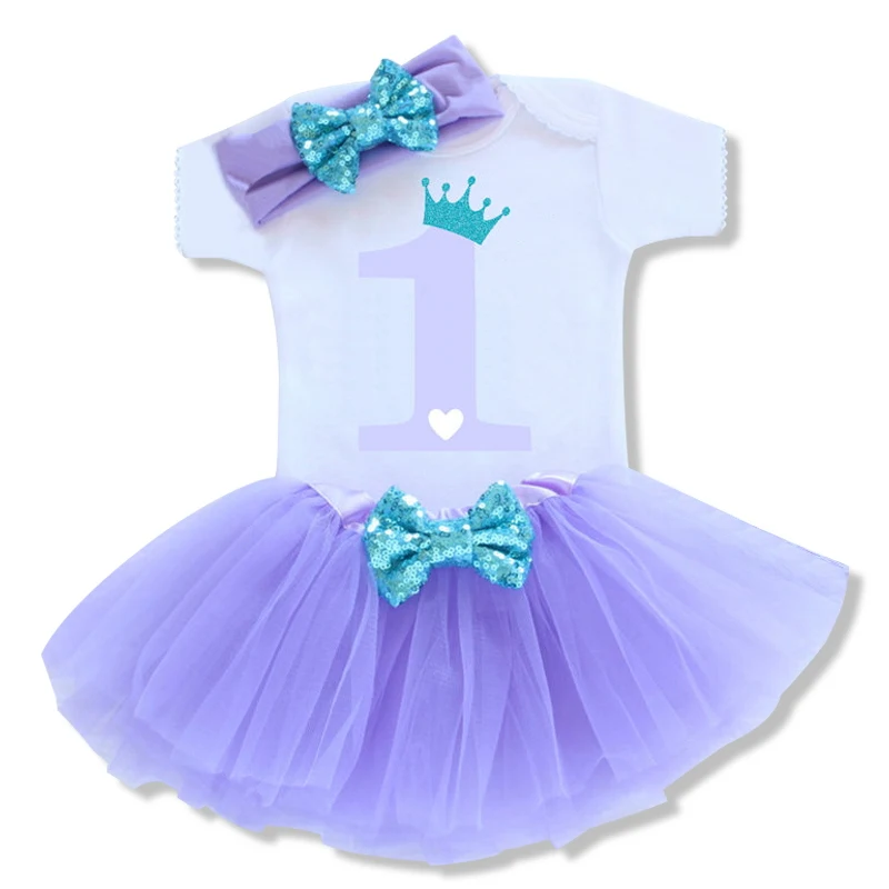 Платье для дня рождения для маленьких девочек 1 год летняя хлопковая юбка-пачка, одежда для малышей платья на крестины для малышей, одежда для маленьких девочек от 9 до 12 месяцев