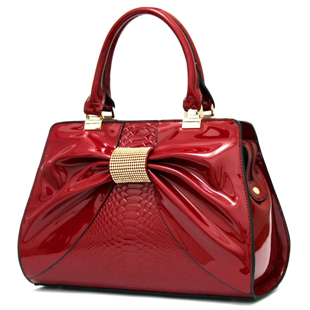 Bow Fashionable Handbags 2017 New Crocodile Pattern Handbag Shoulder Bow Fashionable Handbags 2017 New Crocodile Pattern Handbag Shoulder Bag Diagonal Marriage